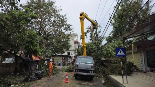 Nearly 20% of customers have not had power restored after the typhoon